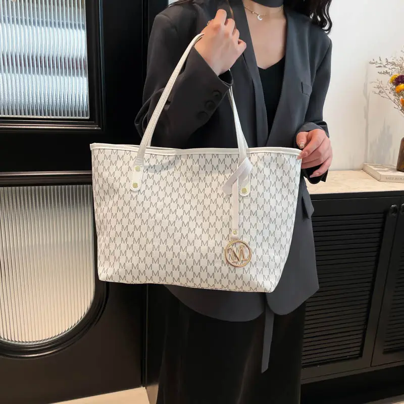 Pink Monogram Tote Bag for Women with Pink Strap - Image 7