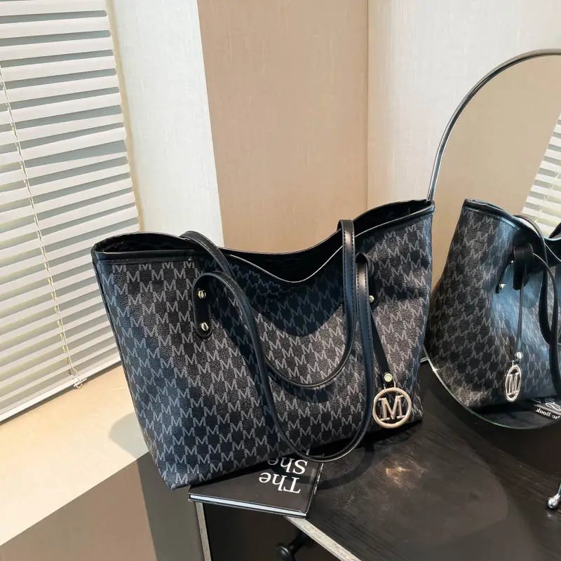 Pink Monogram Tote Bag for Women with Pink Strap — feature 17