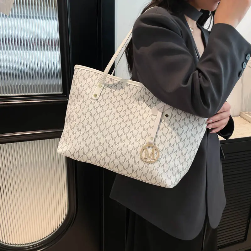 Pink Monogram Tote Bag for Women with Pink Strap — feature 2