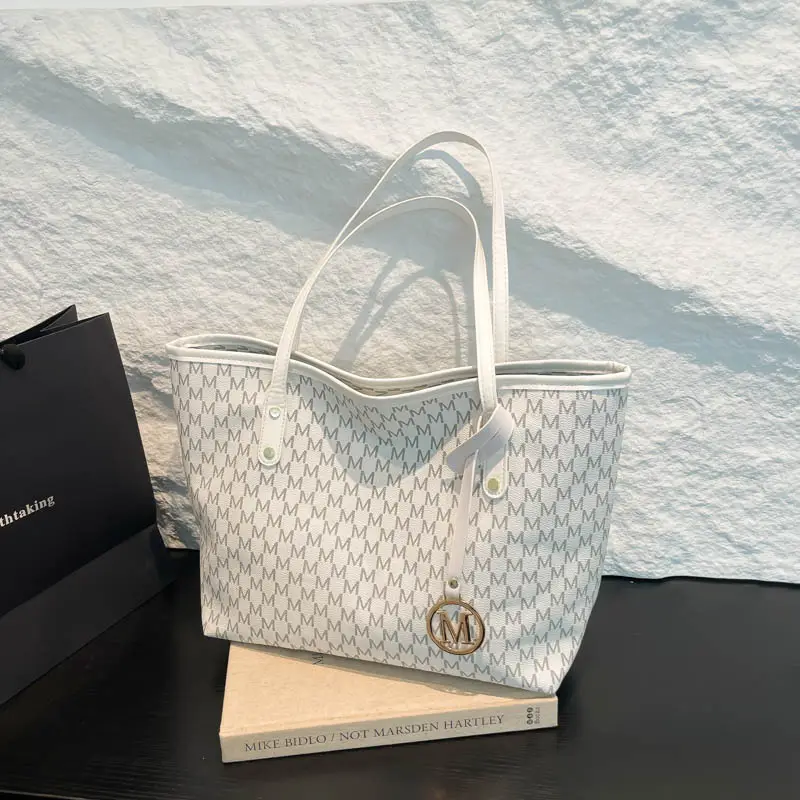 Pink Monogram Tote Bag for Women with Pink Strap — feature 20