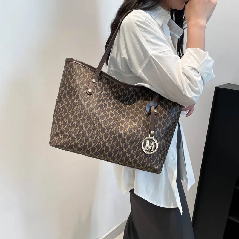 Pink Monogram Tote Bag for Women with Pink Strap — feature 28