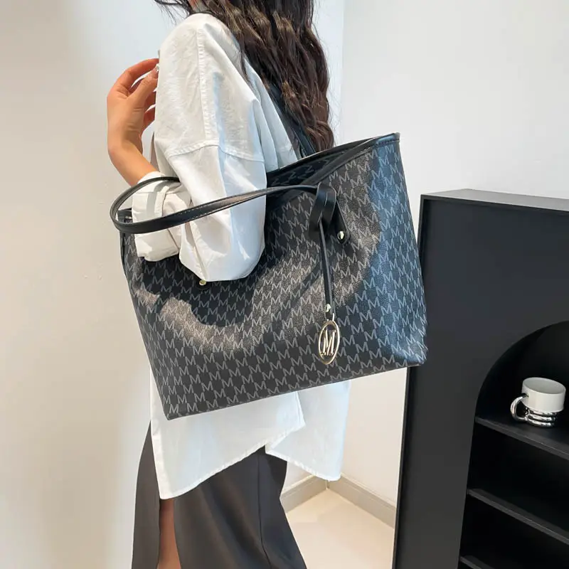 Pink Monogram Tote Bag for Women with Pink Strap — feature 32
