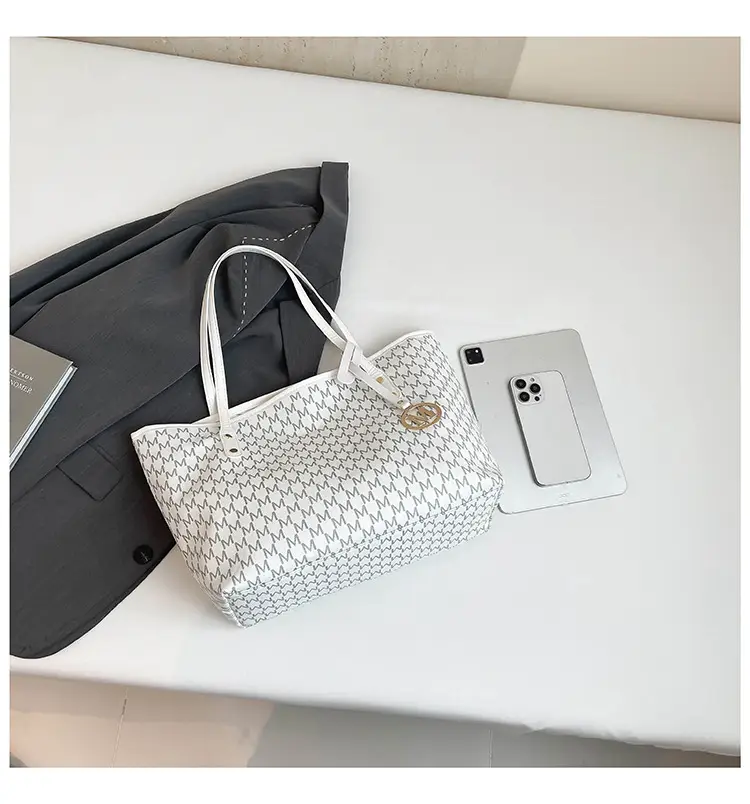 Pink Monogram Tote Bag for Women with Pink Strap — feature 5