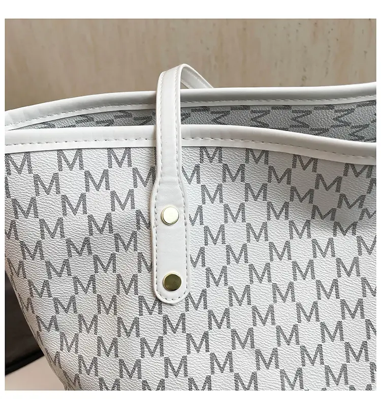 Pink Monogram Tote Bag for Women with Pink Strap — feature 6