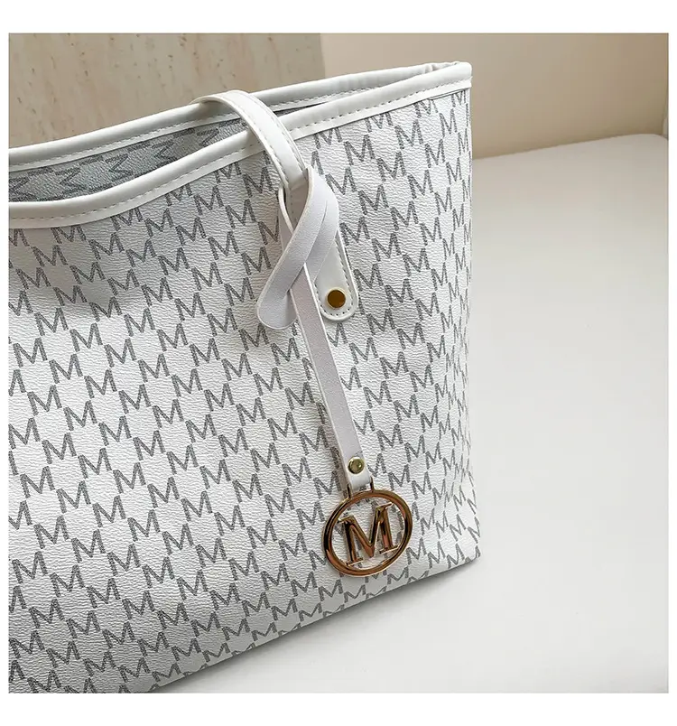 Pink Monogram Tote Bag for Women with Pink Strap — feature 7