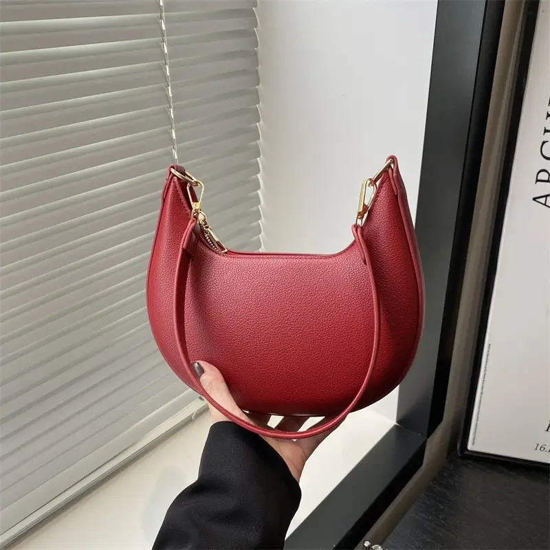 Red Korean Style Shoulder Bag for Women