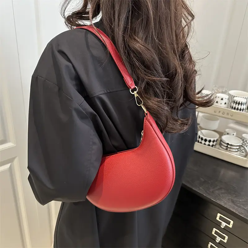 Red Korean Style Shoulder Bag for Women — feature 2