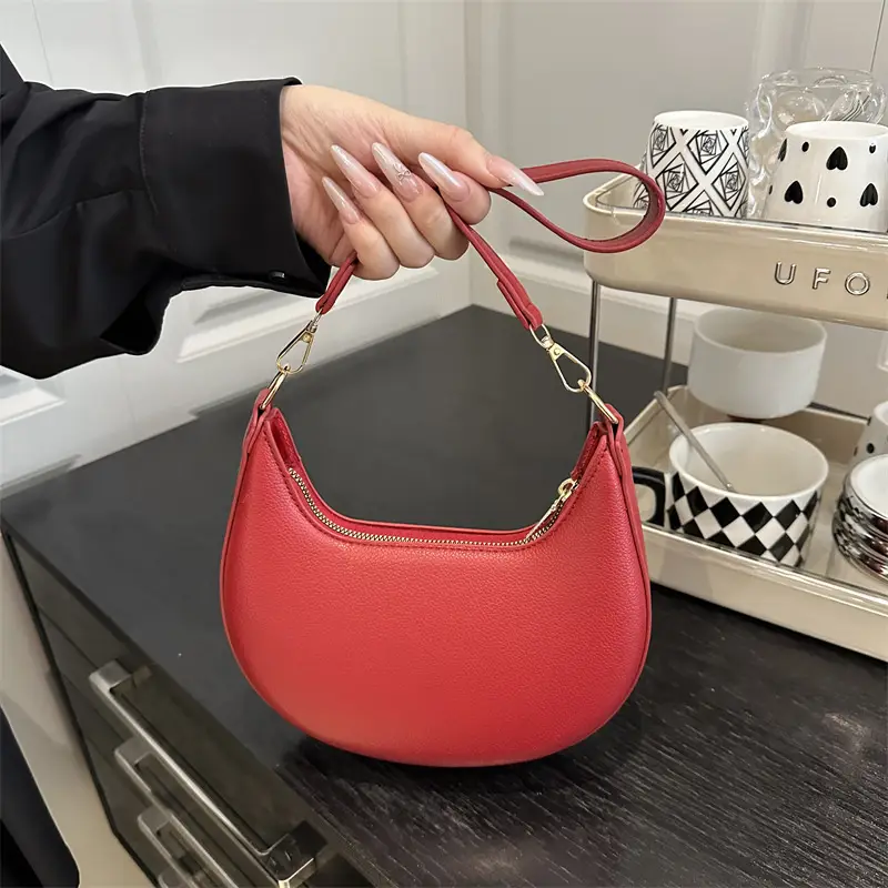 Red Korean Style Shoulder Bag for Women