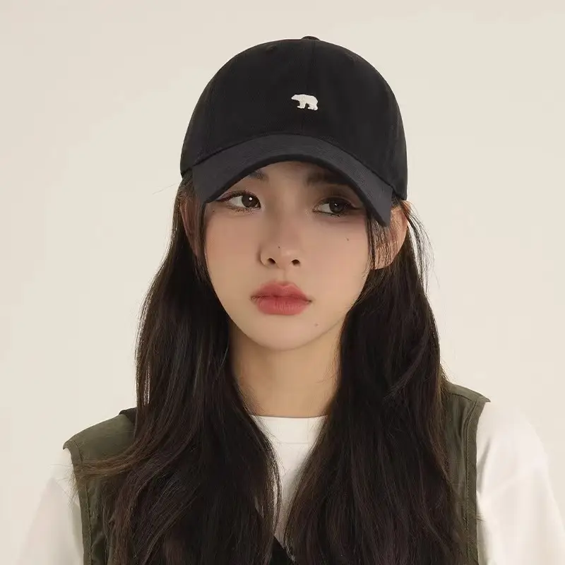 Women's Big Head Baseball Cap with Polar Bear Design - Image 8