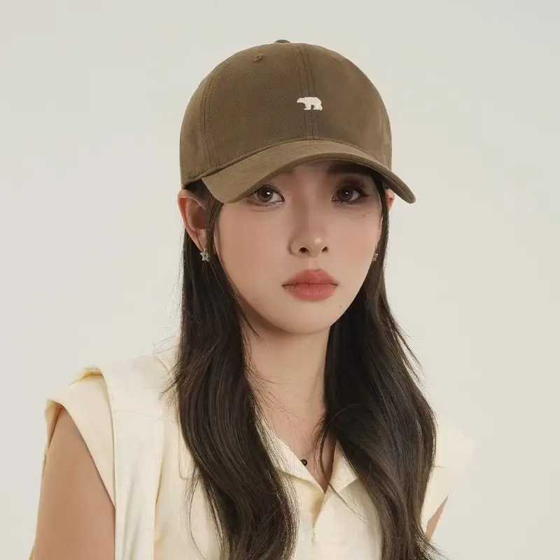 Women's Big Head Baseball Cap with Polar Bear Design - Image 9