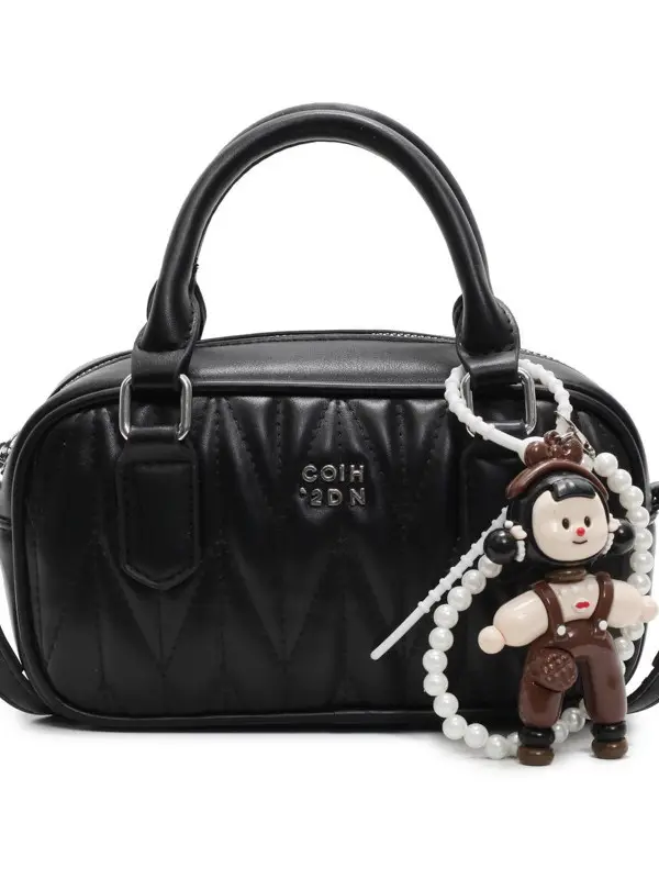 Black Pleated Crossbody Bag for Girls 2025 - Image 9