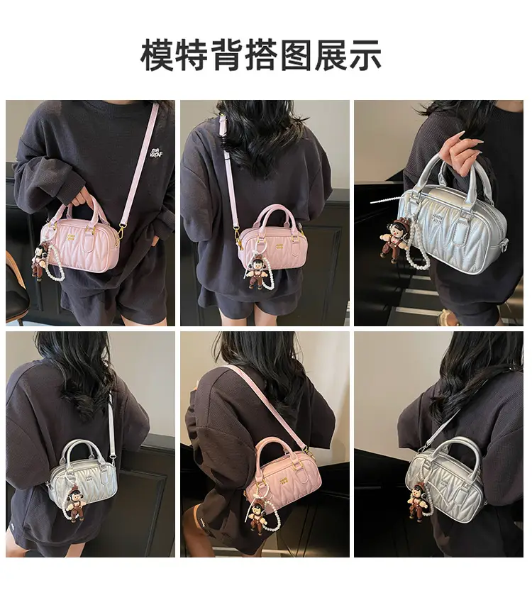 Black Pleated Crossbody Bag for Girls 2025 — feature 9