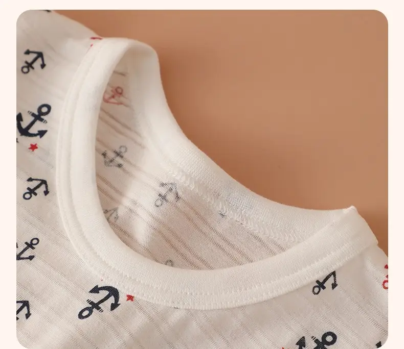 2 Pack Japanese Style Slub Cotton Boys Tops — feature 15