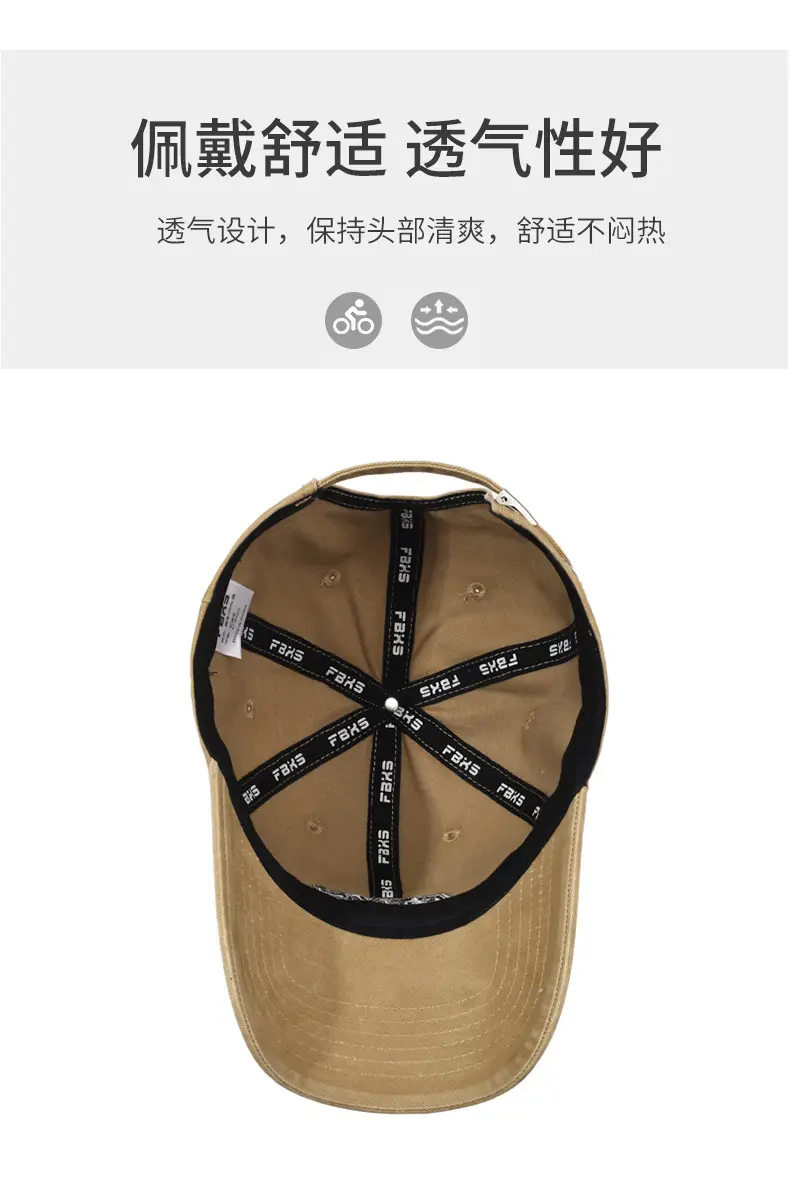 Washed Grey Baseball Cap Women Small Retro Style — feature 5