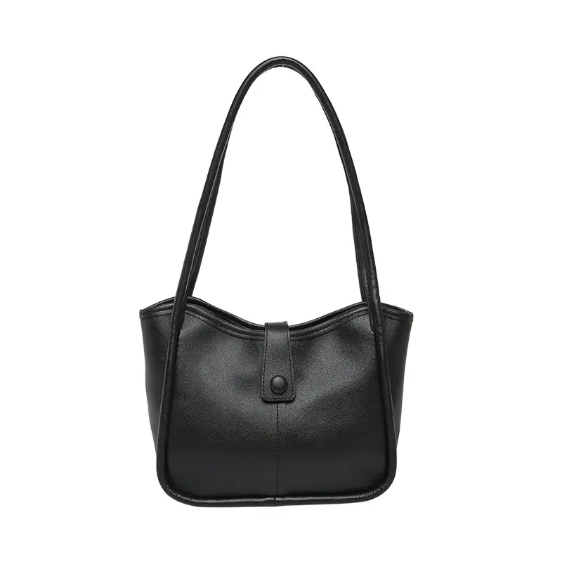 Women's 2025 Contrast Tote Bags Large Capacity Leather Goods - Image 9