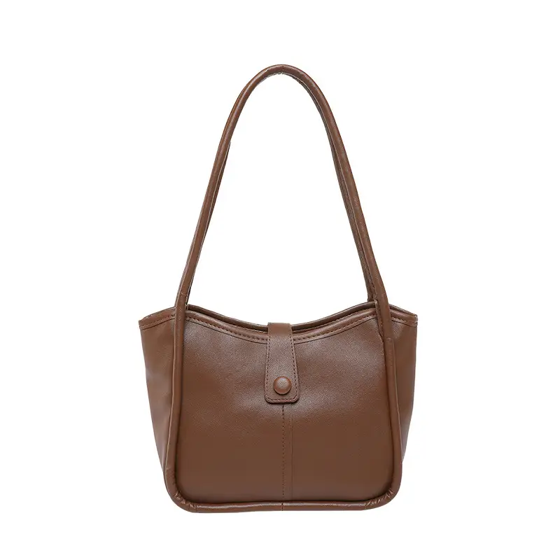 Women's 2025 Contrast Tote Bags Large Capacity Leather Goods - Image 4