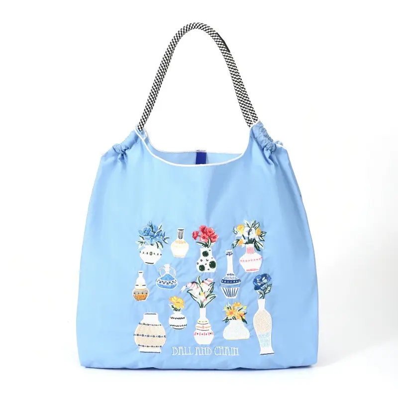 Chinese Embroidered Guofeng Women's Tan Handbag Set — feature 12