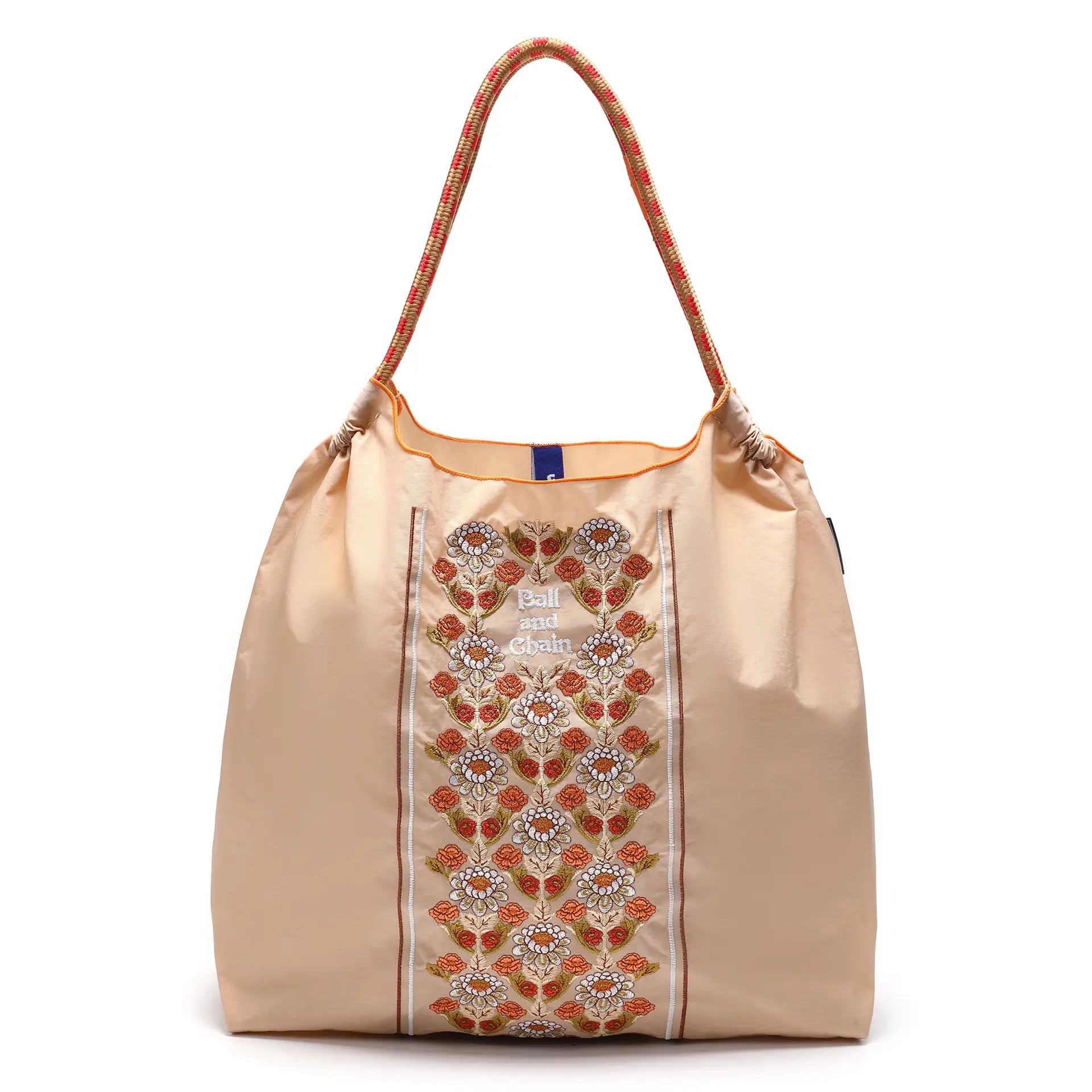 Chinese Embroidered Guofeng Women's Tan Handbag Set - Image 113