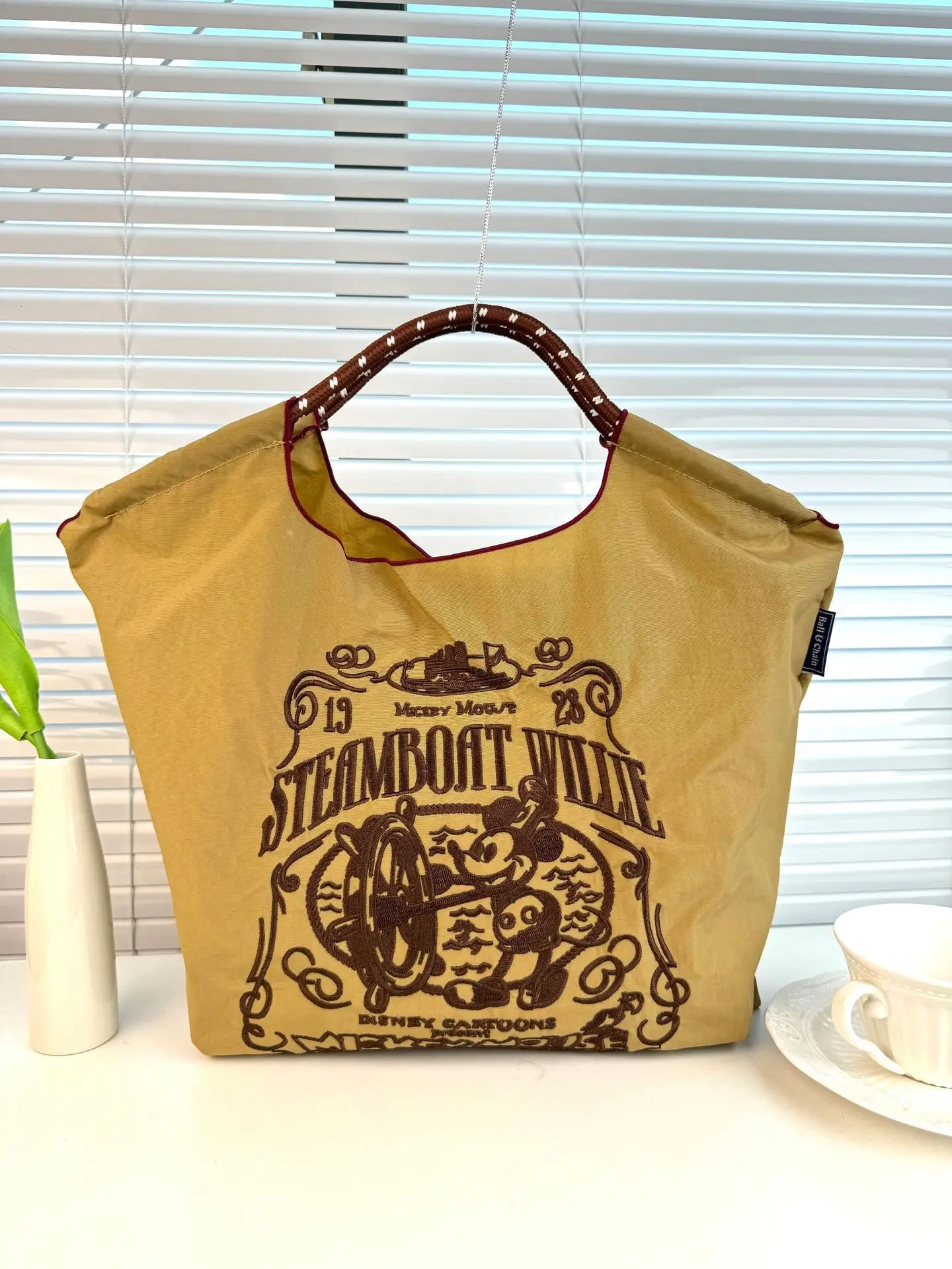 Chinese Embroidered Guofeng Women's Tan Handbag Set - Image 58