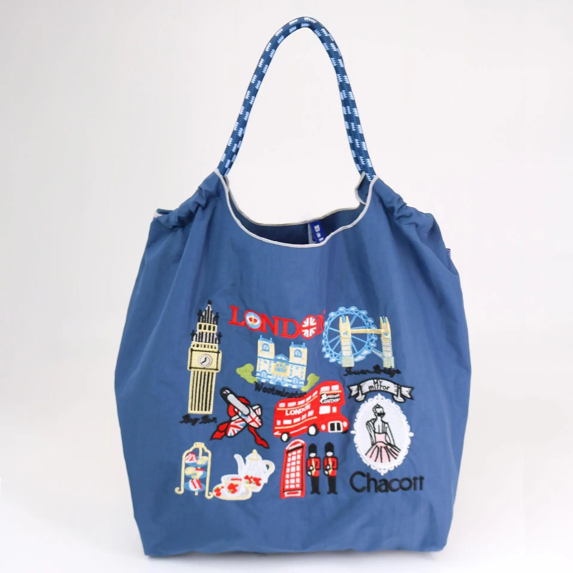 Chinese Embroidered Guofeng Women's Tan Handbag Set - Image 99