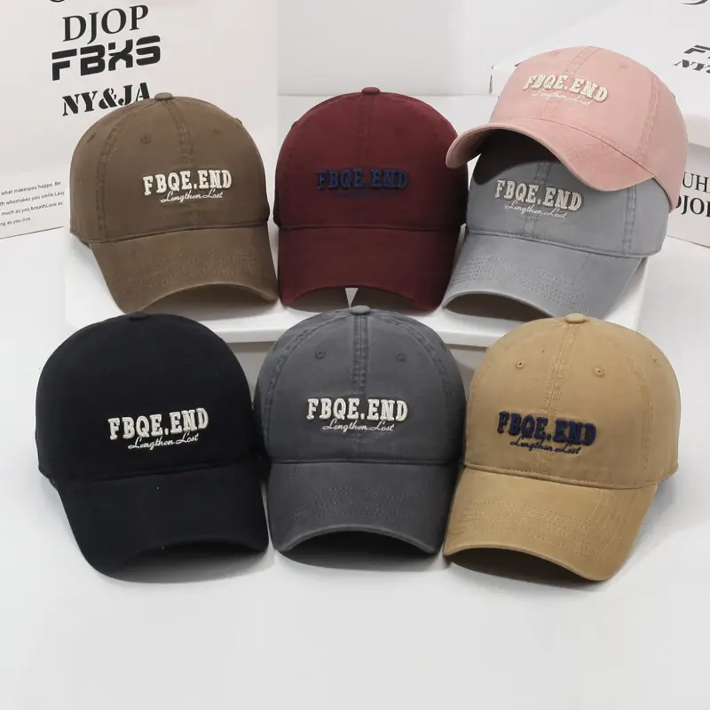 Women's Beige Letter Embroidered Baseball Cap - Image 11