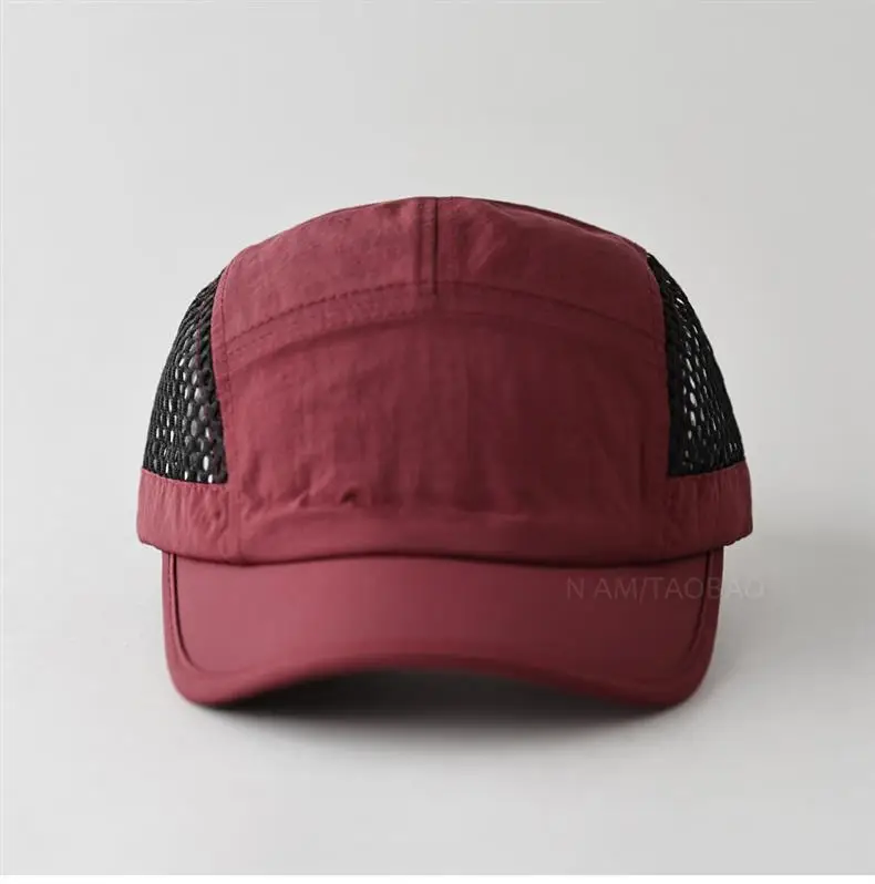 Men's Grey Mesh Baseball Cap Sunshade Breathable — feature 12