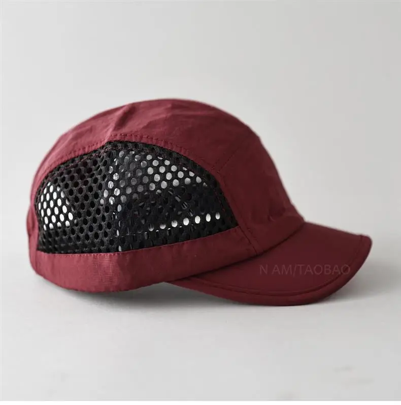 Men's Grey Mesh Baseball Cap Sunshade Breathable — feature 13