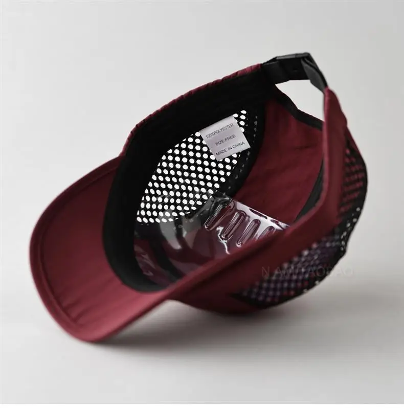 Men's Grey Mesh Baseball Cap Sunshade Breathable — feature 14