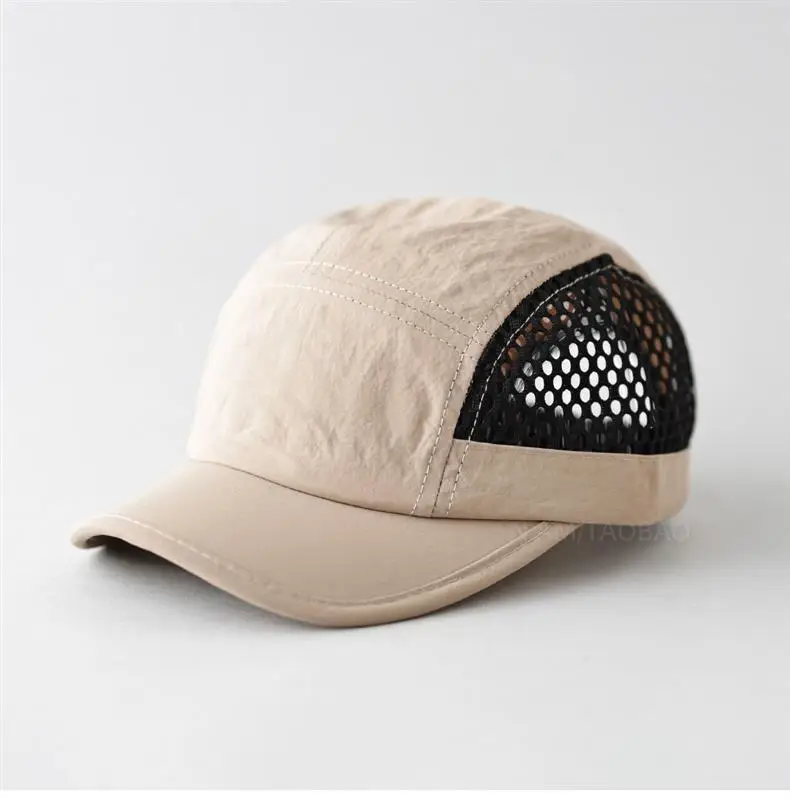 Men's Grey Mesh Baseball Cap Sunshade Breathable — feature 3