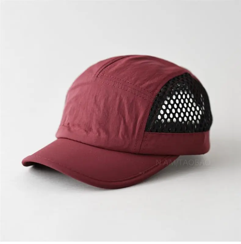 Men's Grey Mesh Baseball Cap Sunshade Breathable — feature 4