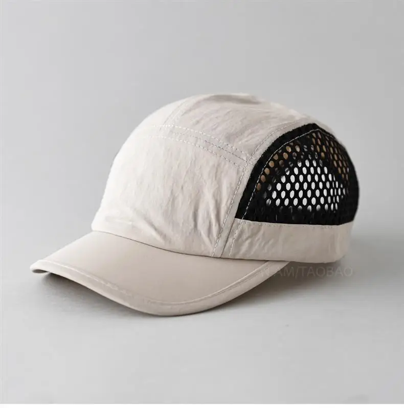 Men's Grey Mesh Baseball Cap Sunshade Breathable — feature 6