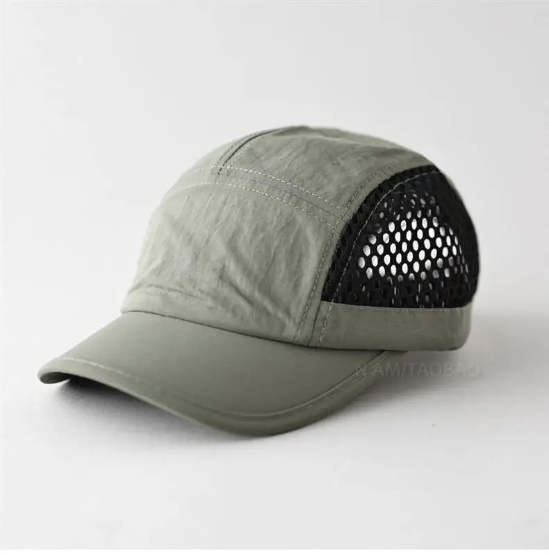 Men's Grey Mesh Baseball Cap Sunshade Breathable — feature 7