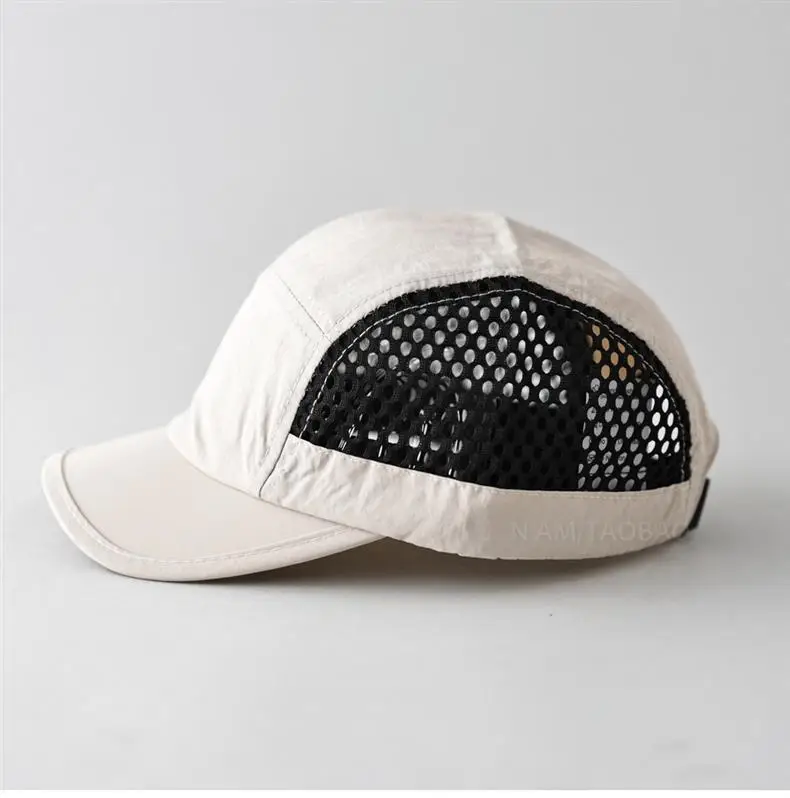 Men's Grey Mesh Baseball Cap Sunshade Breathable — feature 8