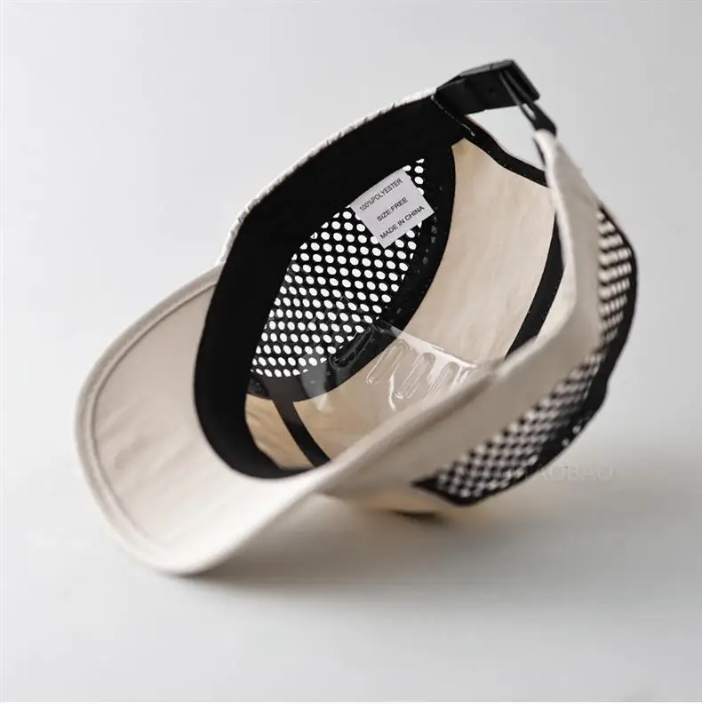 Men's Grey Mesh Baseball Cap Sunshade Breathable — feature 9