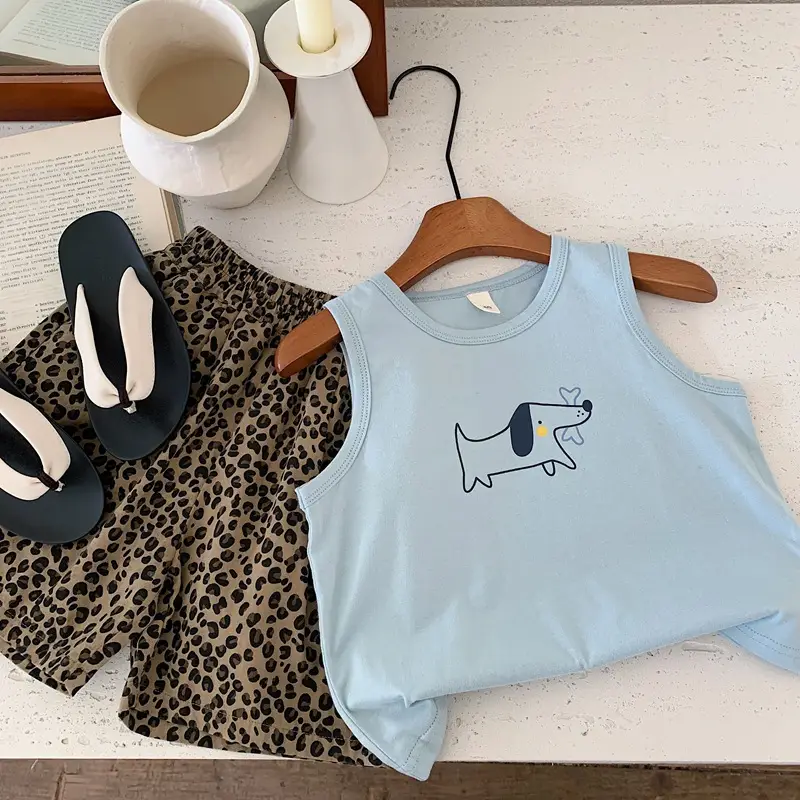 Kids Striped Sleeveless Vest Boys Summer 2025 — feature 8