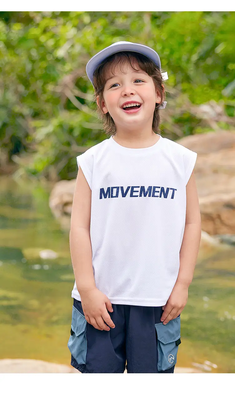 Right European Boy Sleeveless T-Shirt Movement Print — feature 3