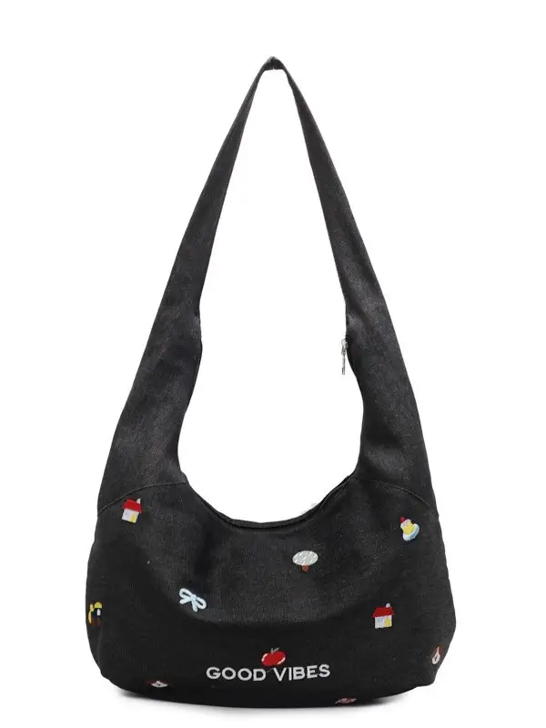 Retro Crossbody Bag Women Large Capacity Casual Shoulder Bag