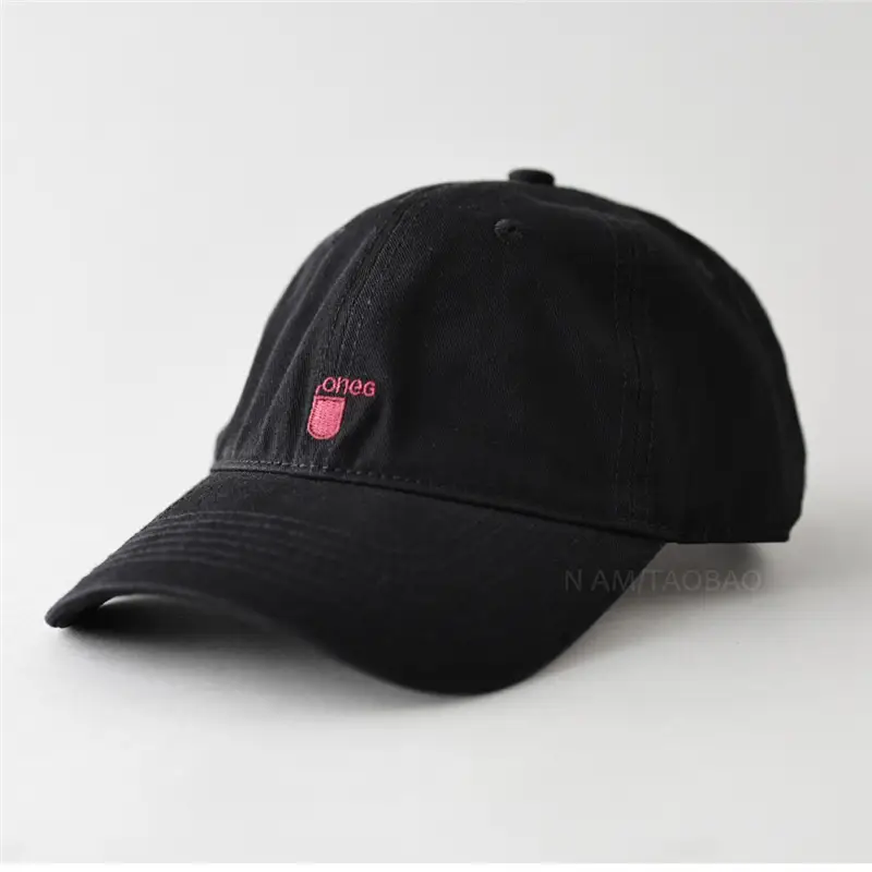 Men's Red Embroidered Baseball Cap - Image 10