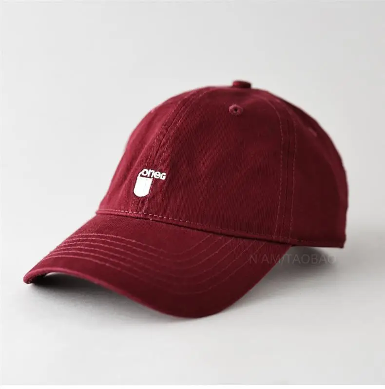 Men's Red Embroidered Baseball Cap — feature 6