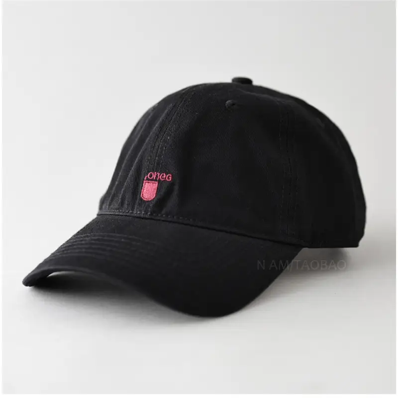 Men's Red Embroidered Baseball Cap - Image 2