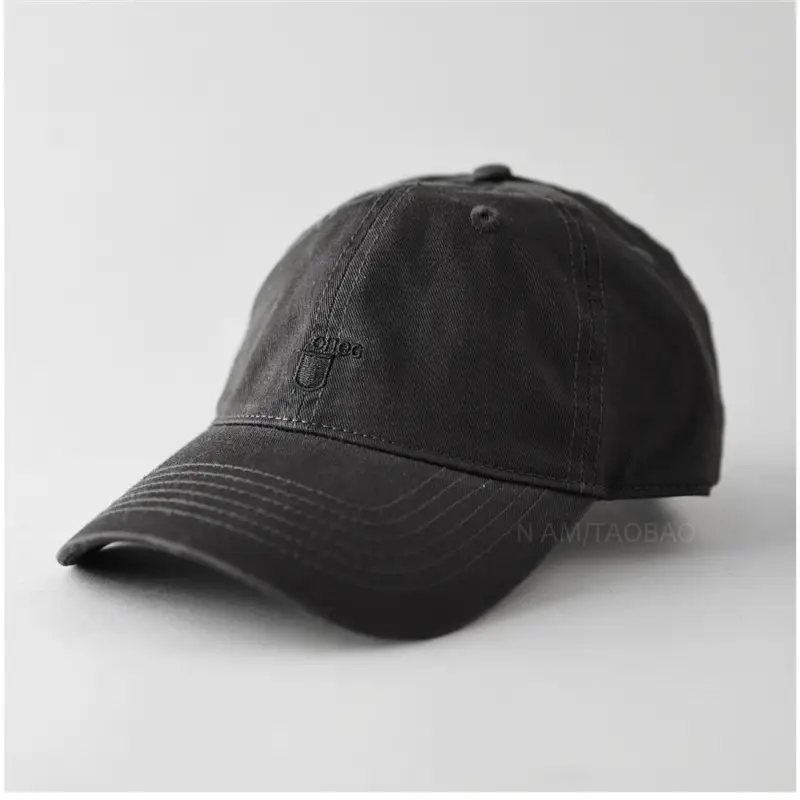 Men's Red Embroidered Baseball Cap - Image 8