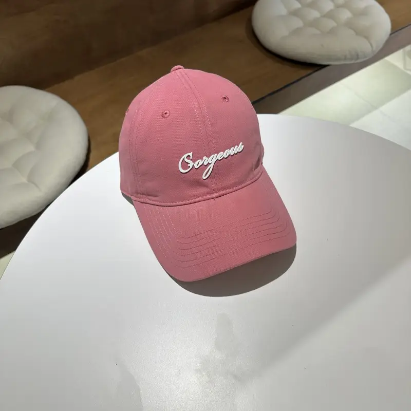 Women's Black Embroidered Baseball Cap Large Head Wide Brim — feature 7