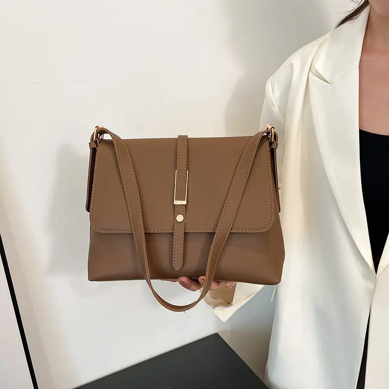 Women's Cream Crossbody Bag with Adjustable Strap - Image 7