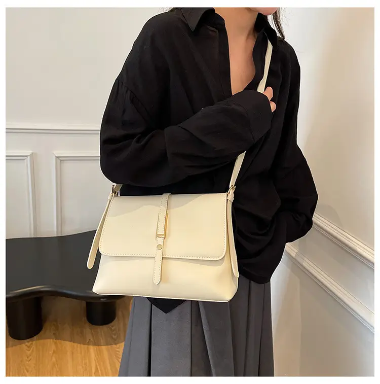 Women's Cream Crossbody Bag with Adjustable Strap — feature 16