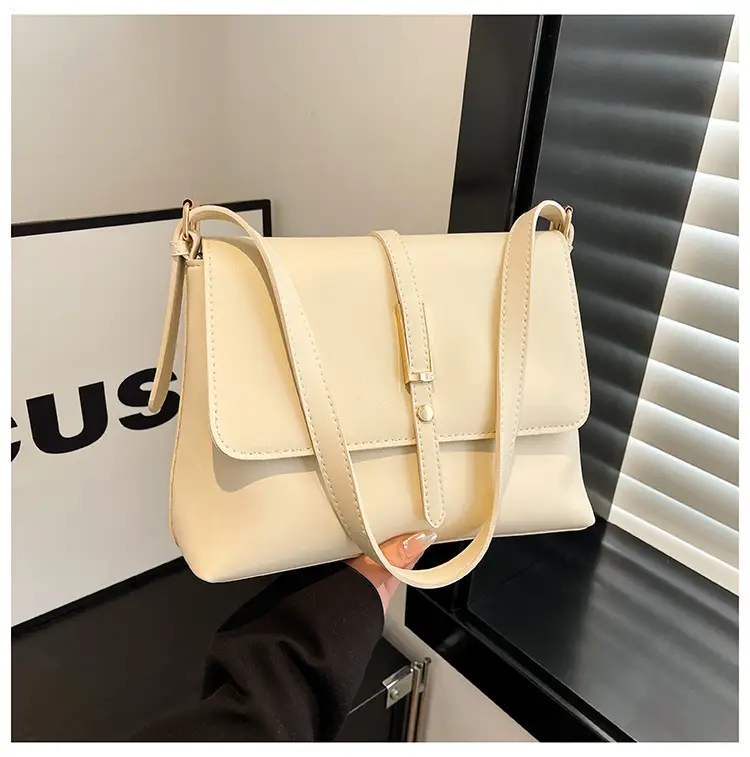 Women's Cream Crossbody Bag with Adjustable Strap — feature 25