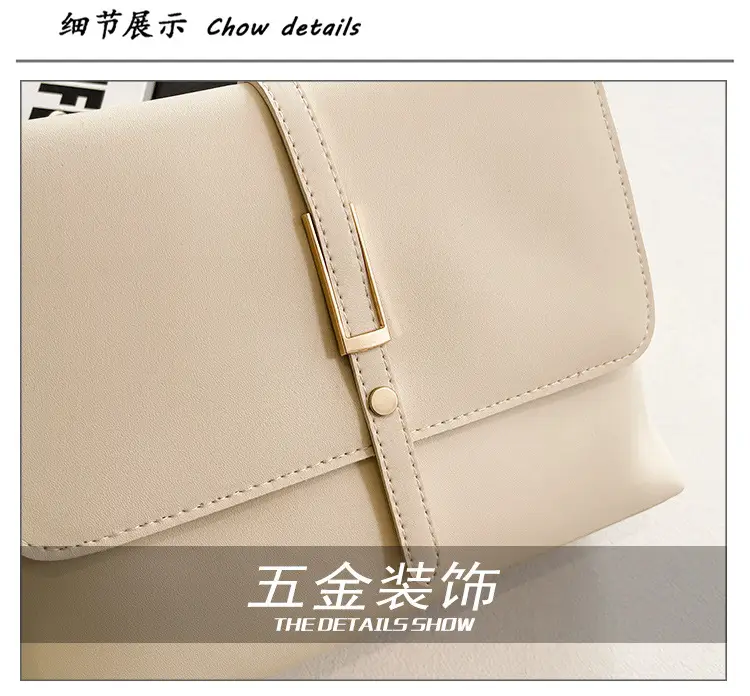 Women's Cream Crossbody Bag with Adjustable Strap — feature 5