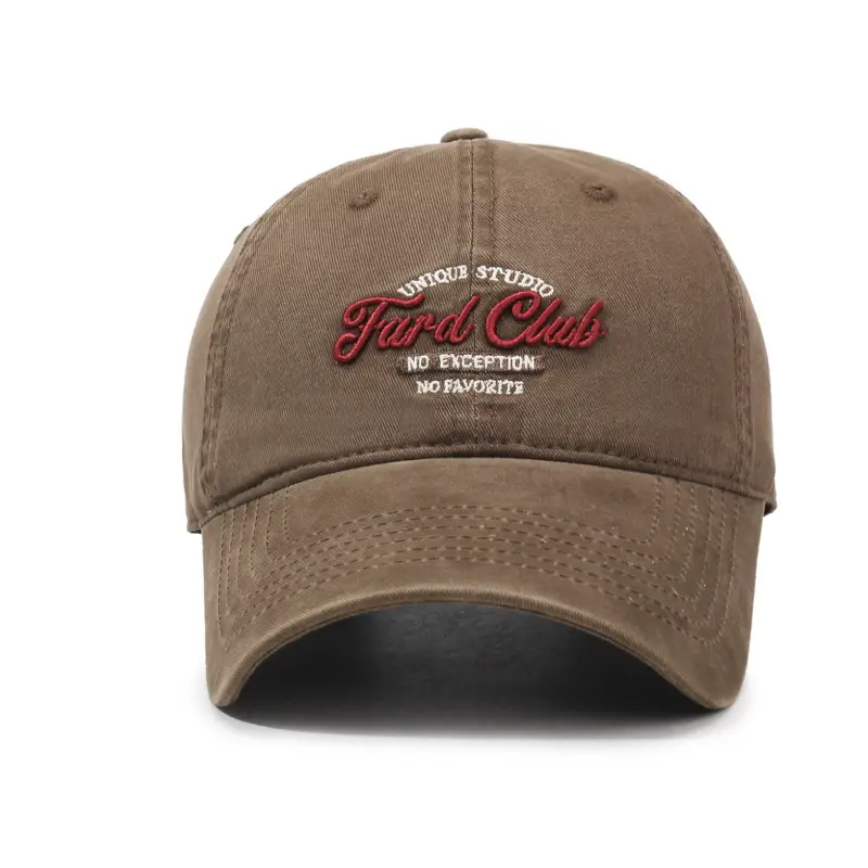 Black Retro Baseball Cap with Letter Embroidery for Men Women - Image 5