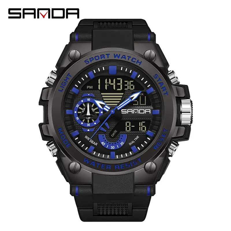 Sanda Multi-Luminous Sports Watch for Men - Image 3