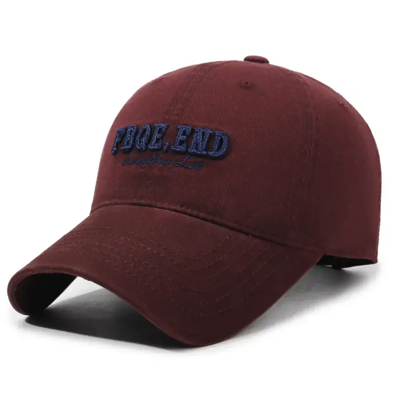 Women's Black "Fire End" Letter Embroidered Baseball Cap - Image 7