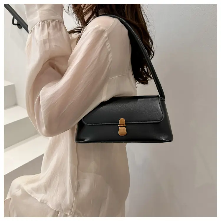 Fairy Gentle Style Small Shoulder Bag Maroon Leather — feature 12